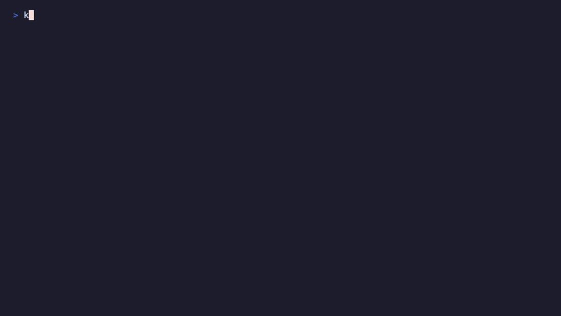 Terminal recording of the Kno quickstart against the free fake agent